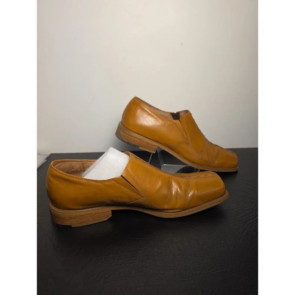 Giorgio Brutini Mardi Gras 64288 Golden Mustard Leather Loafers Size 14M Box